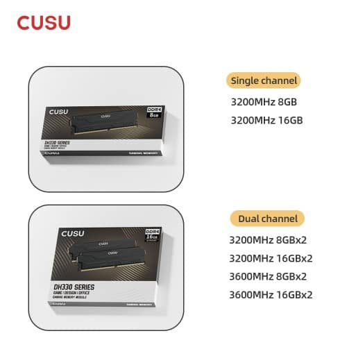 CUSU DDR4 RAM 8GB/16GB 3200MHZ 4