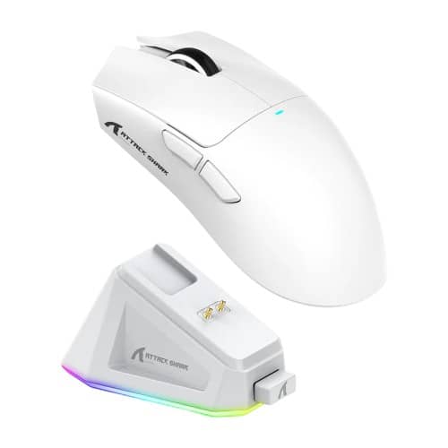 ATTACK SHARK X11 WIRELESS BLACK/WHITE 2