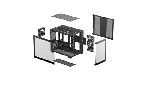DEEPCOOL CG330 3 FANS ARGB BLACK/WHITE 6