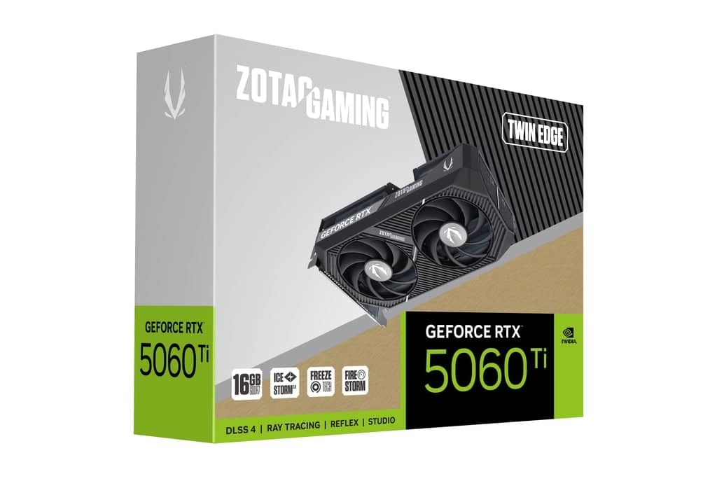 ZOTAC TWINS EDGE RTX 5060 Ti 16GB NEW