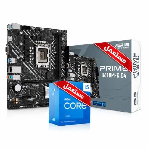 ASUS H610M D-D4 + iNTEL i5 12500 USED