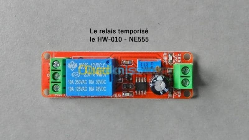relais temporisateur, le HW-010 NE555 arduino