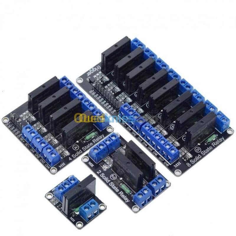 MODULE RELAIS Arduino STATIQUE 1/2/4//8 Canaux 14