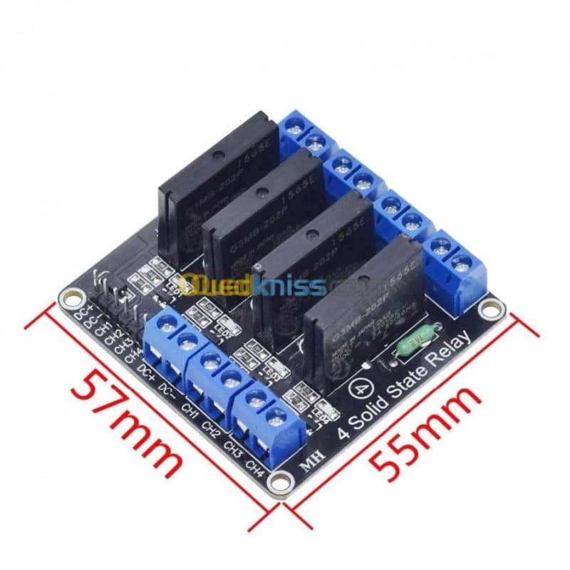 MODULE RELAIS Arduino STATIQUE 1/2/4//8 Canaux 7