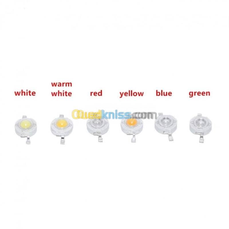 LED 3 W blanc /blanc chaud /rouge 5v arduino