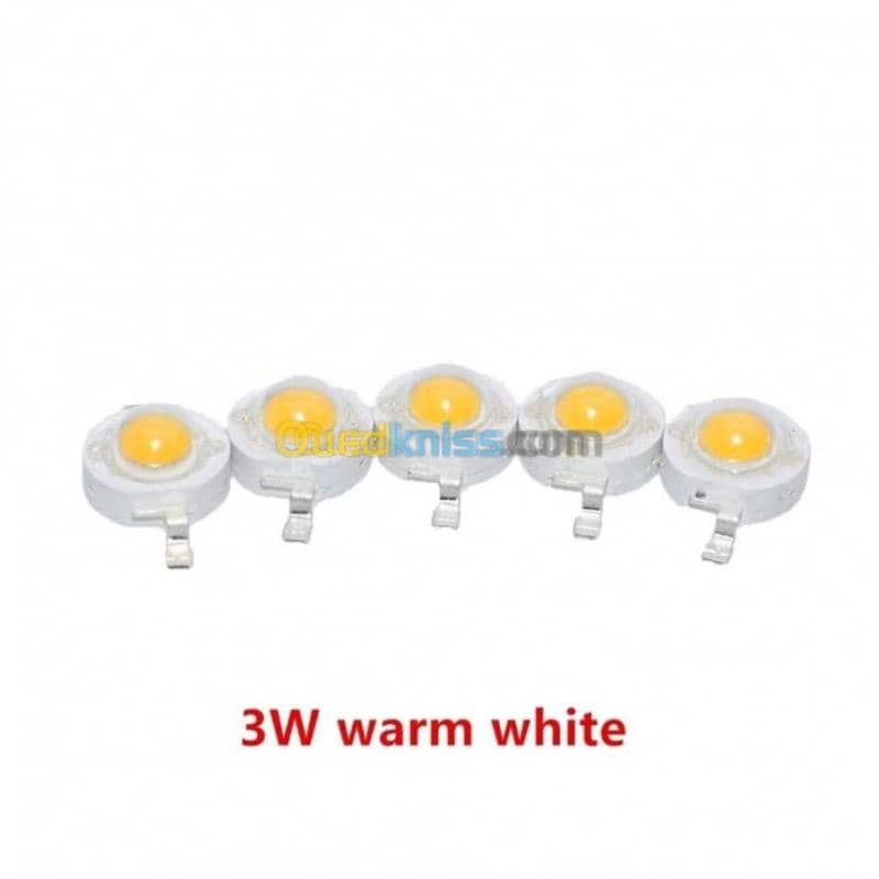 LED 3 W blanc /blanc chaud /rouge 5v arduino 4