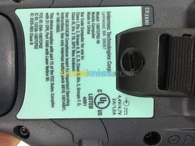 Mobile scanner Intermec ck3x 3