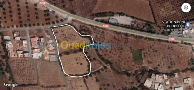 Vente Terrain Tlemcen Mansourah