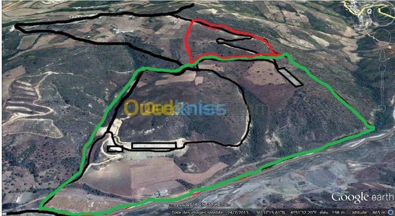 Vente Terrain Agricole Bejaia Amizour
