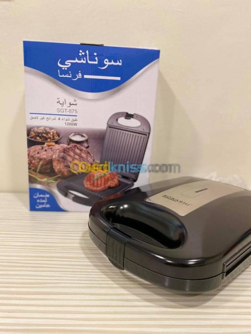 Sonashi Presse Panini Et Barbecue Sgt 2