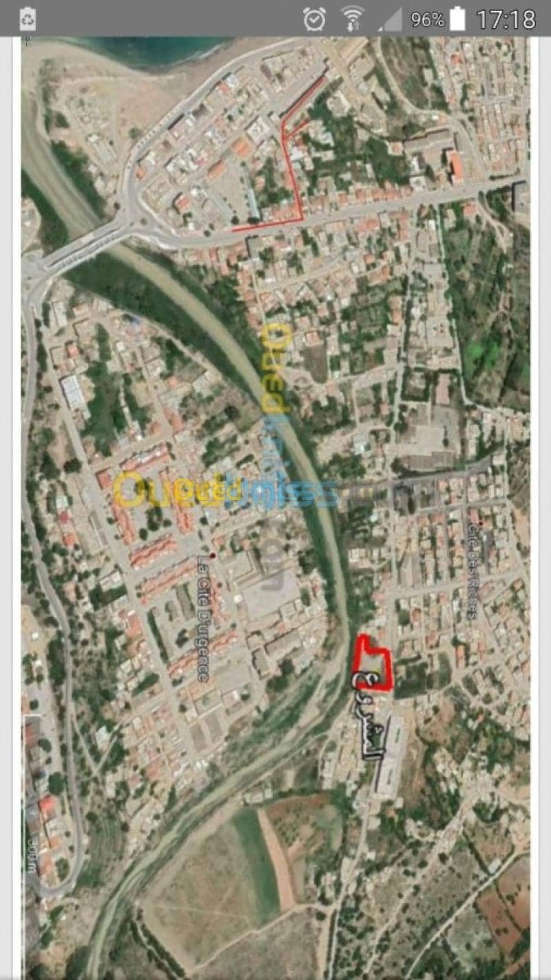 Vente Terrain Chlef Tenes