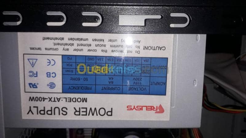 Carte mère+Prosseceur+RAM+Alimentation