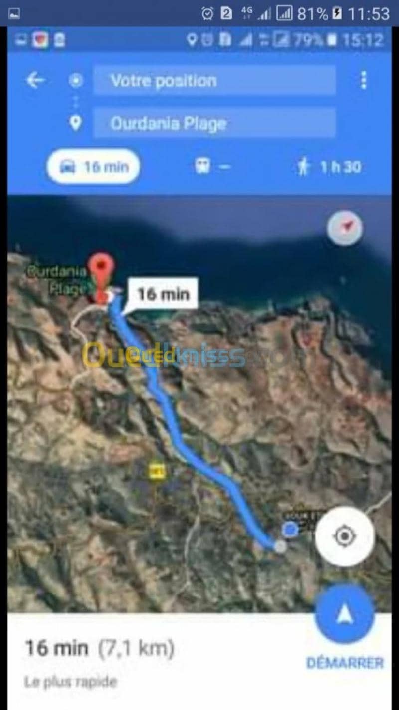 Vente Terrain Ain temouchent Oulhaca el gheraba 3