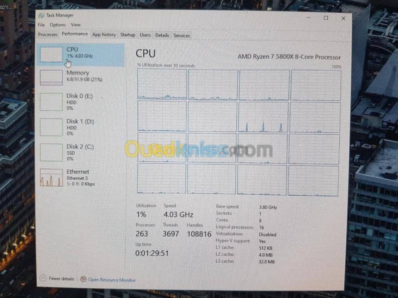 R7 5800x / X570-E / 32Gb 3600mhz 8