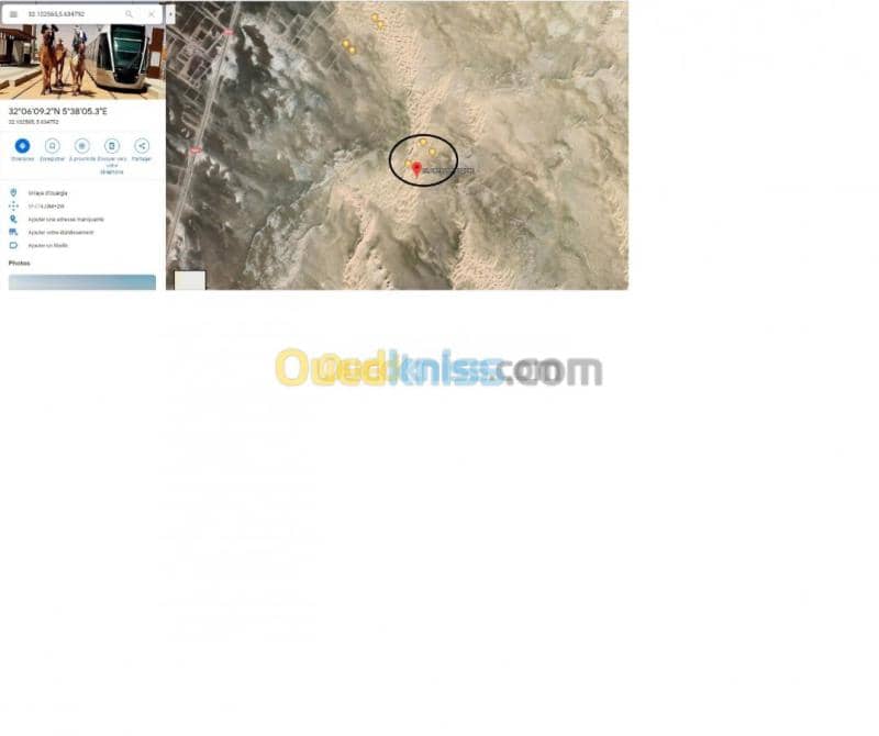 Location Terrain Ouargla Hassi ben abdellah