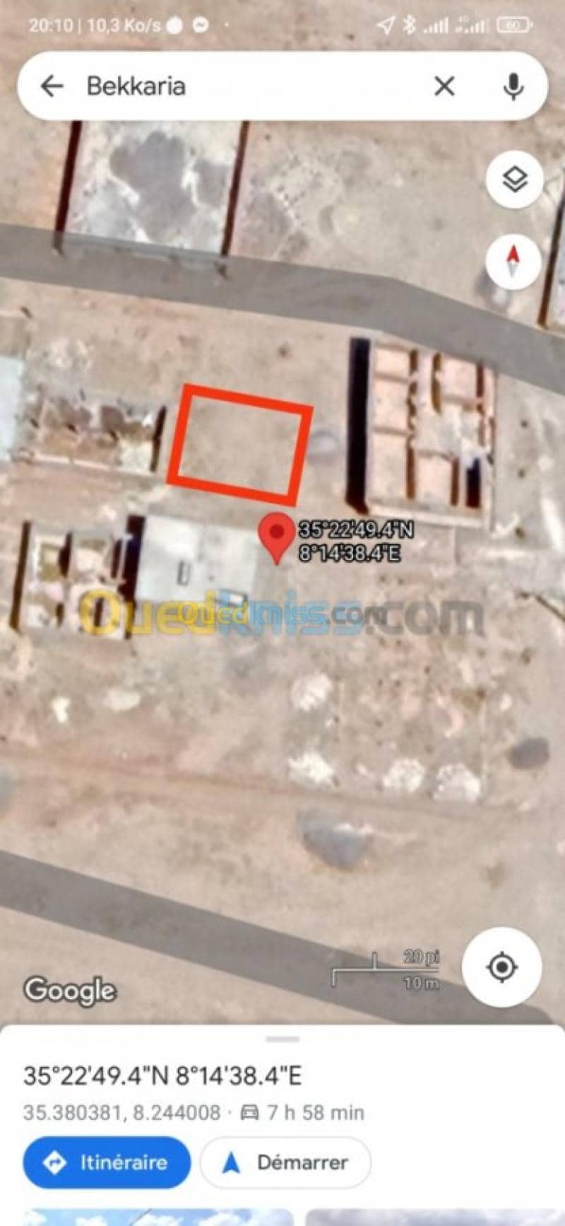 Vente Terrain Tebessa Bekkaria 6