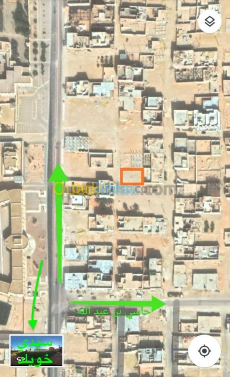 Vente Terrain Ouargla Sidi khouiled