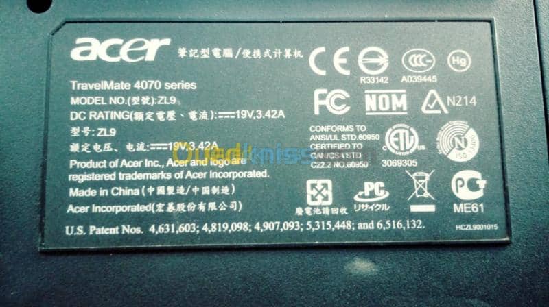Acer travelMate 4070 2