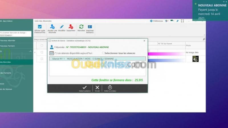Gestion de Salle de Sport 50LAB GYM 10