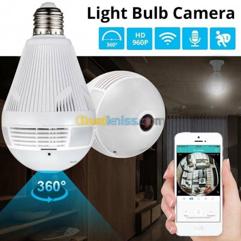 Camera Wifi 360° HD ?? كاميرا مراقبة 3