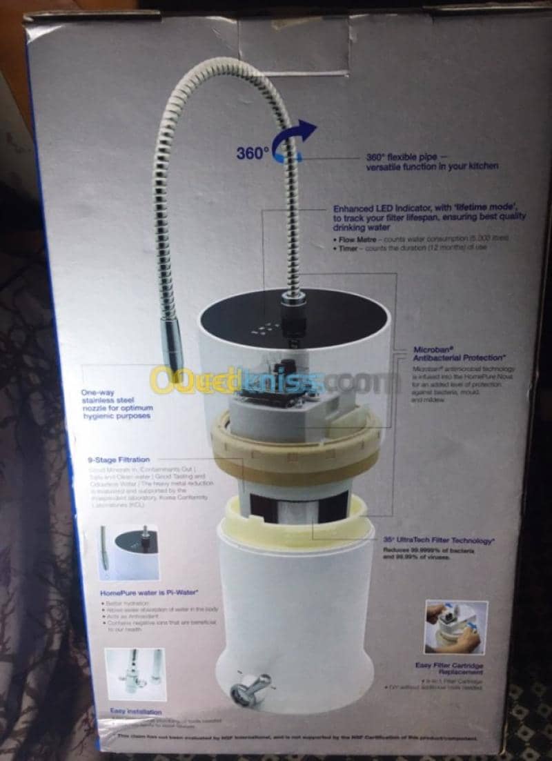 Appareil filtration d'eau 2