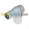 Connecteur 9.52mm Mâle/Femelle coudé 2