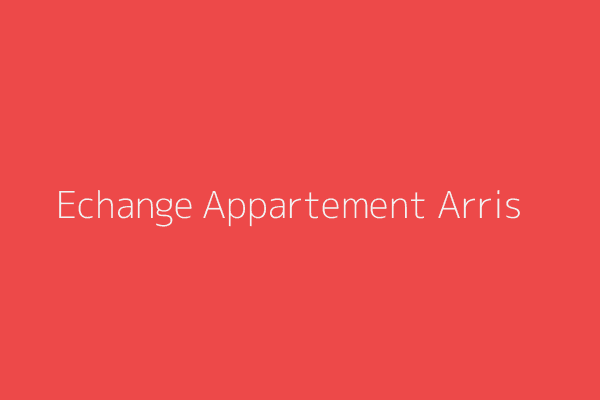 Echange Appartement F3 Batna 