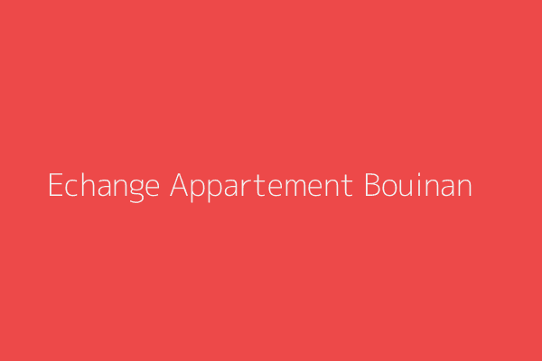 Echange Appartement F4 Blida 