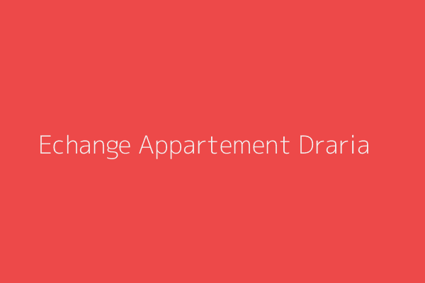Echange Appartement F3 Alger 