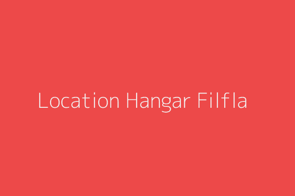 Location Hangar  Skikda 