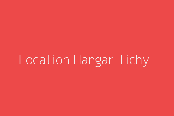 Location Hangar  Bejaia 