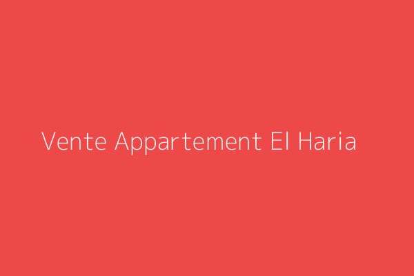 Vente Appartement F4 Constantine 