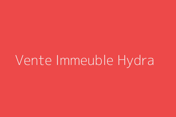 Vente Immeuble  Alger 