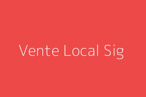Vente Local F3 Mascara 