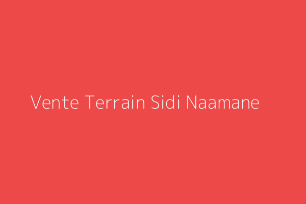 Vente Terrain  Tizi-Ouzou 