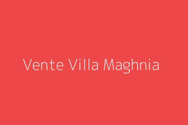 Vente Villa F4 Tlemcen 