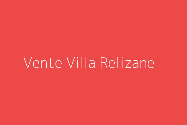 Vente Villa F4 Relizane 