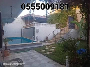 Vente villa avec piscine f8  8 piece  chlef 3tawena 3.8 7