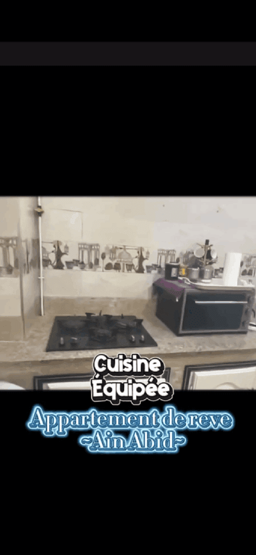 F3 equipé meublé neuf ain abid 9
