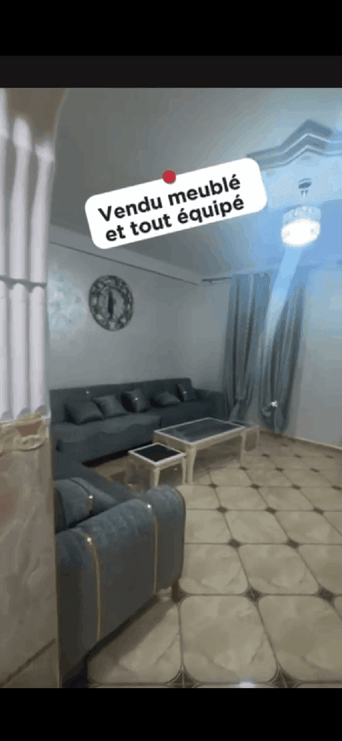 F3 equipé meublé neuf ain abid