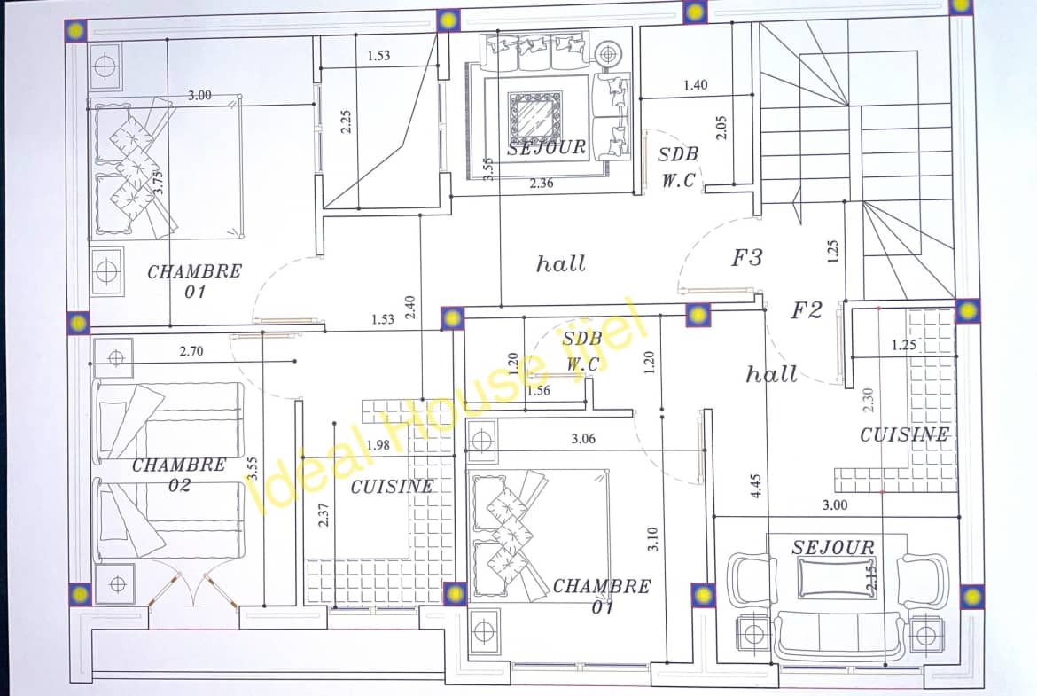 Appartement f3 5