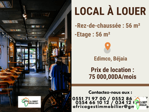 Location local bejaia ( béjaia )  immobilier