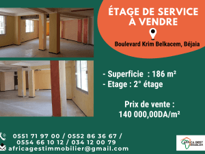 Vente bureau bejaia ( béjaia ) immobilier