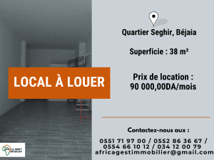 Bejaia location local  ( béjaia )  algérie