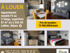 Appartement bejaia location f3 algérie