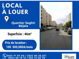Local bejaia location  algérie