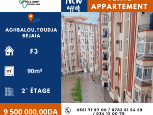 Vente appartement bejaia ( toudja ) algérie