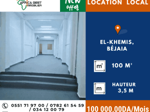 Local bejaia location  algérie