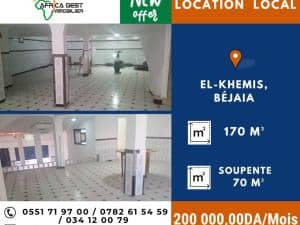 Location local bejaia ( béjaia )  immobilier