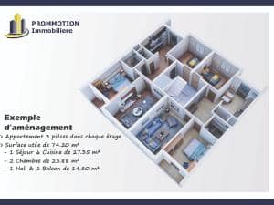 Vente appartement jijel ( el aouana ) f3 immobilier